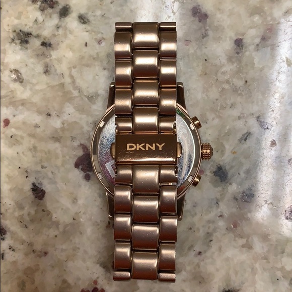 DKNY Caramel Rose Gold Aluminum Watch - Picture 5 of 6